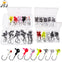 JYJ 1g 1.5g 2g 3g 3.5g Jig Hook Set